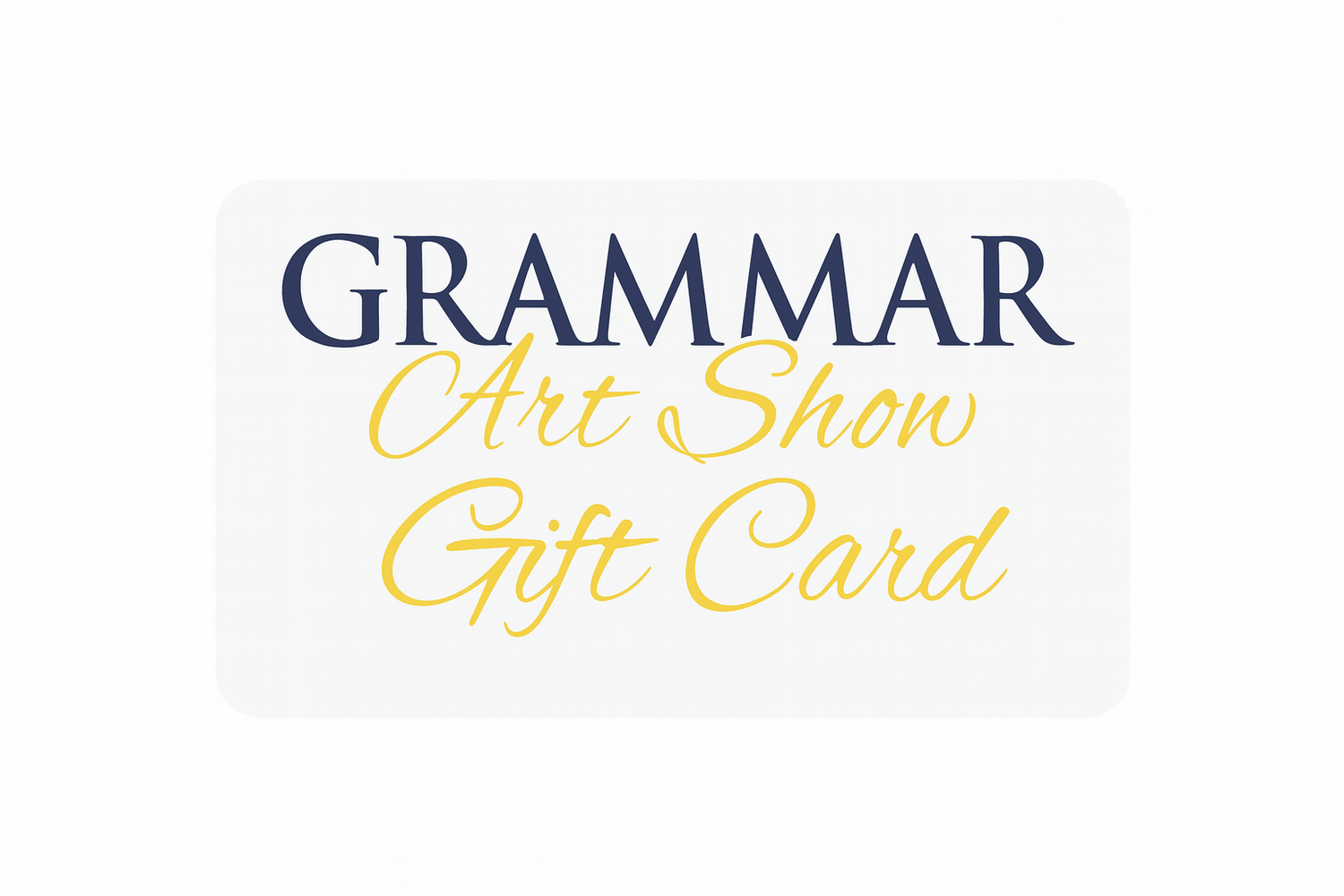 Toowoomba Grammar Art Show Gift Card